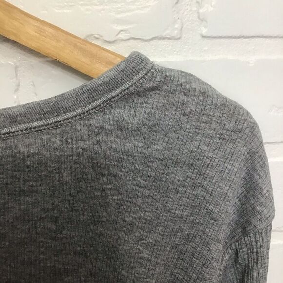 2/40$ NWT Old Navy grey shirt jersey long sleeves tee size XXL Henley button - Picture 6 of 14